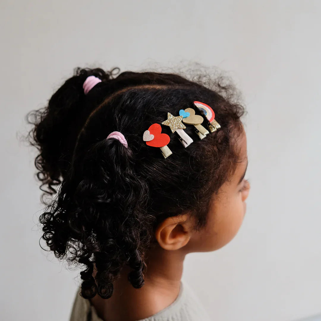 Rainbow mini clips