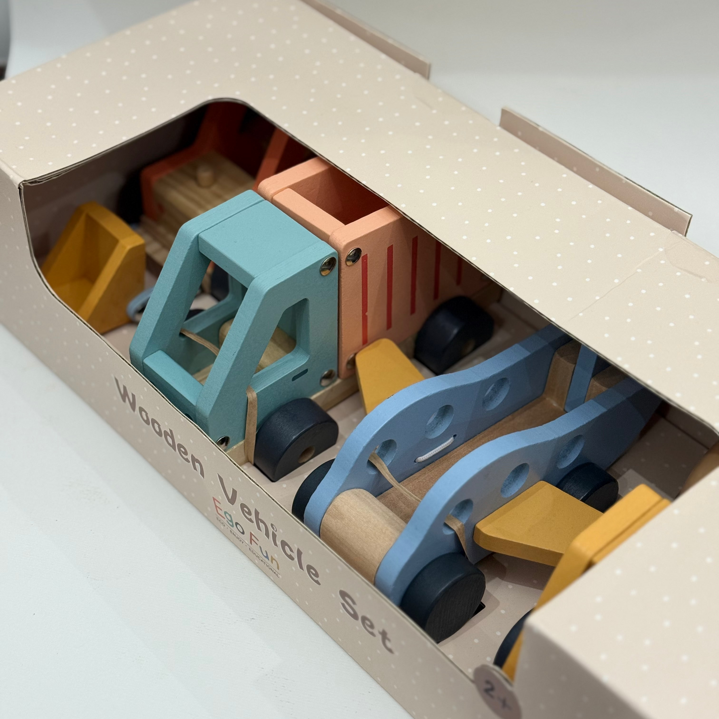 Set de Vehículos de Madera