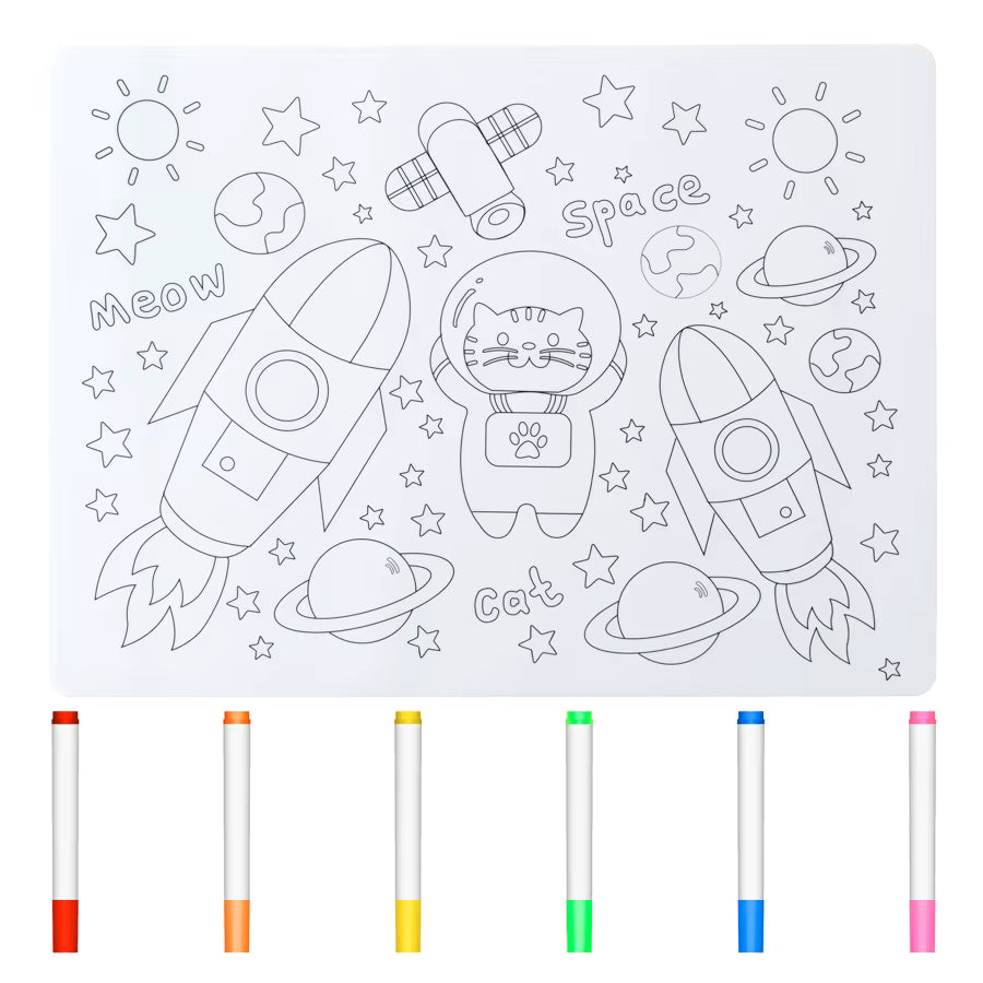 Bajo plato para colorear