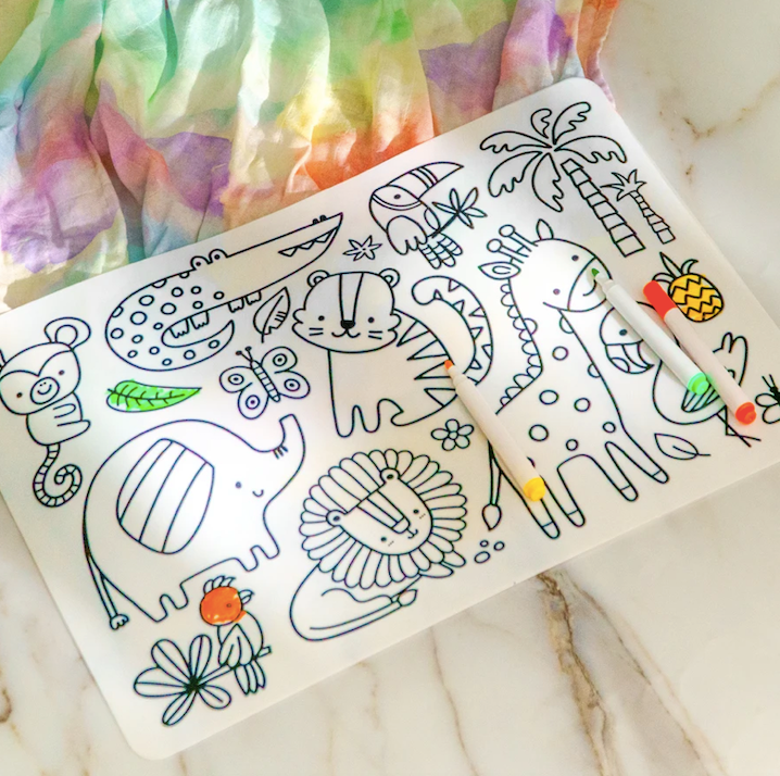 Bajo plato para colorear