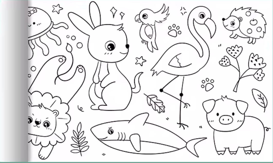 Rollo para colorear
