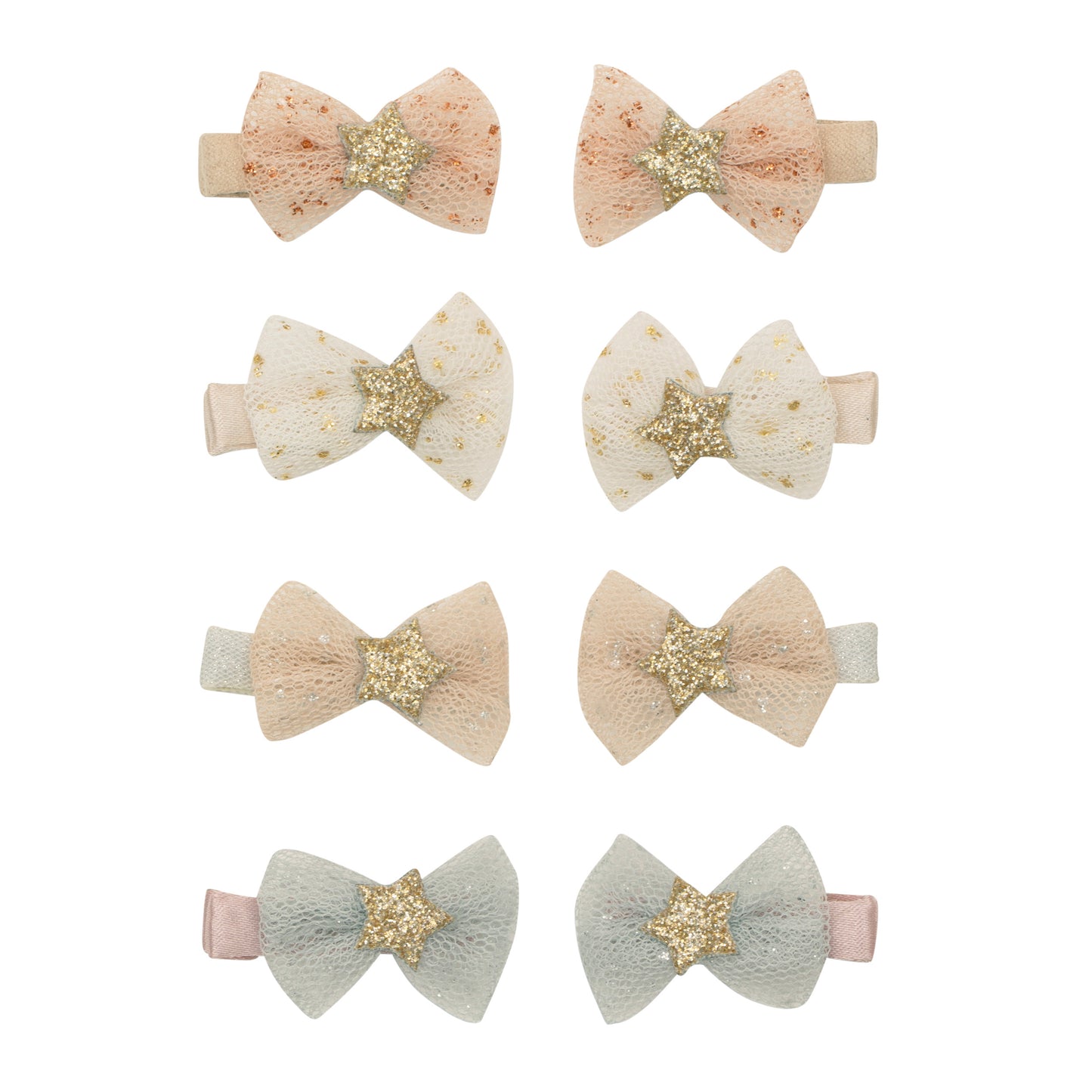 TUTU BOW MINI CLIPS