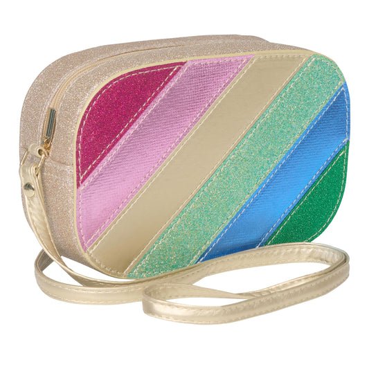 Dazzle rainbow stripe bag