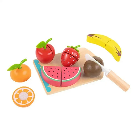 Frutas de corte de madera