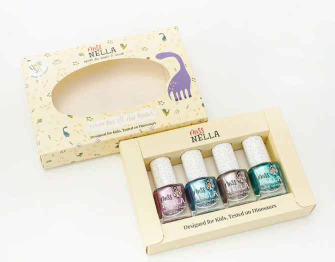 Dino Collection - Paquete de 4 esmaltes