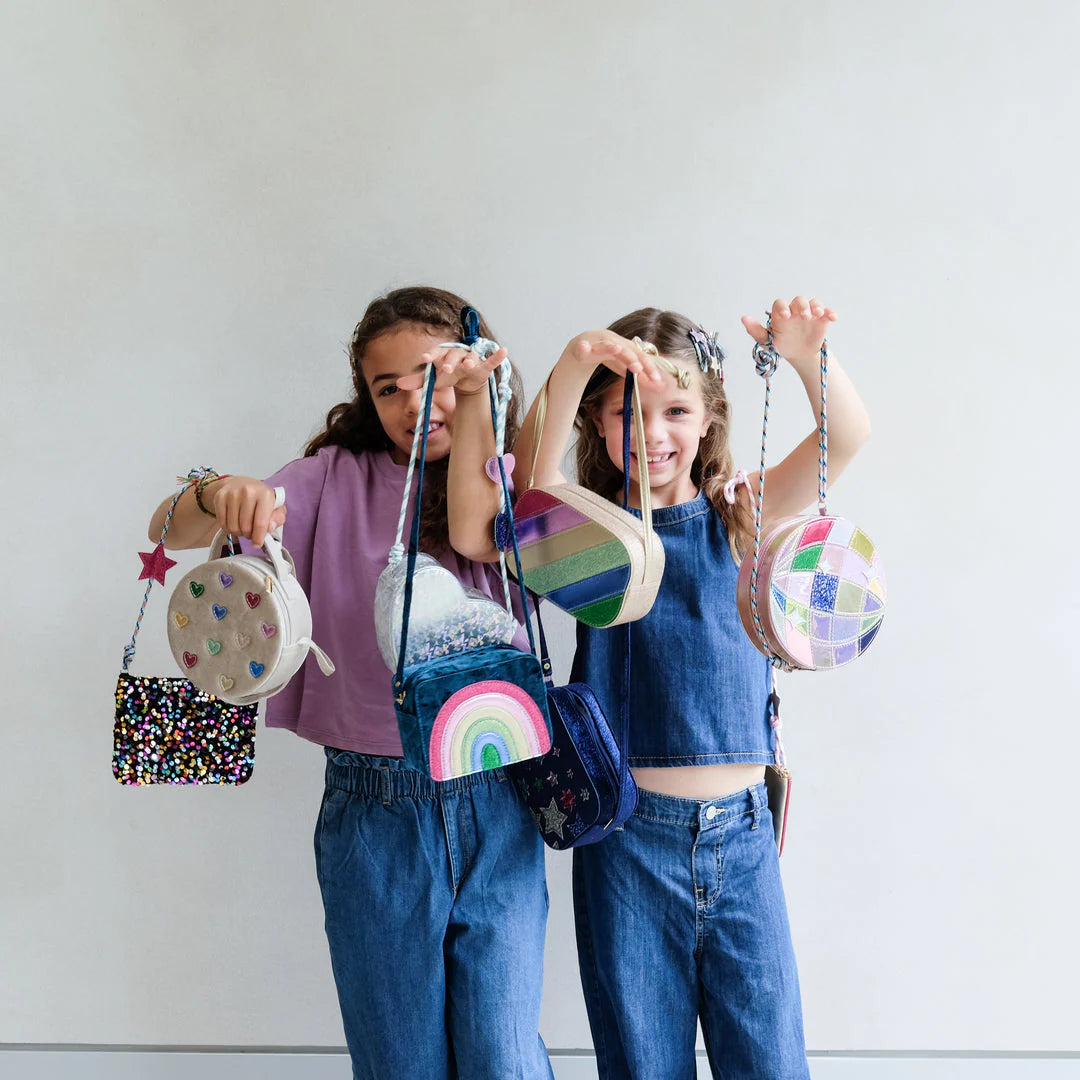 Dazzle rainbow stripe bag