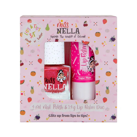 Lips And Tips Duo Set - Tickle me pink