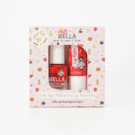 Lips And Tips Duo Set - Strawberry