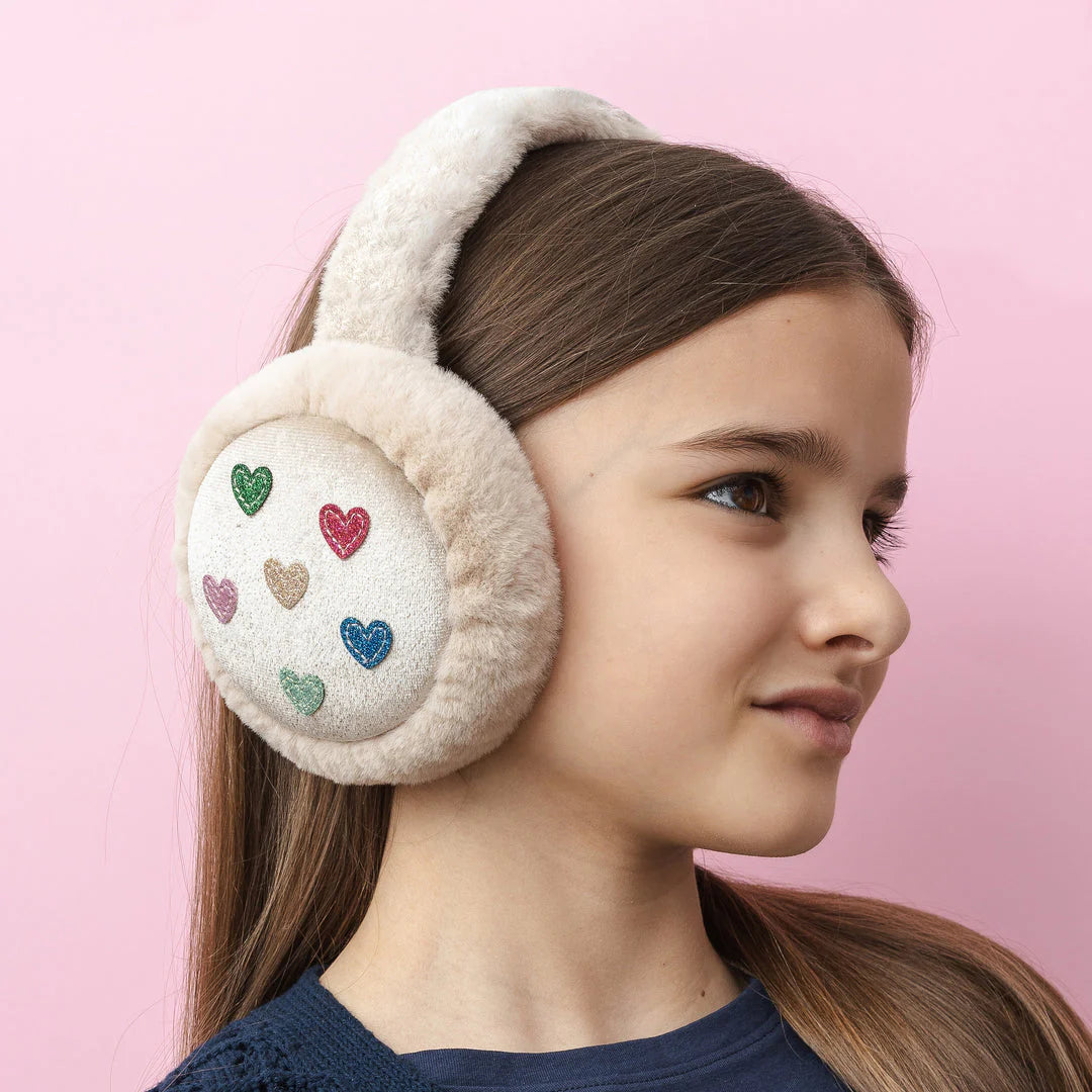 Jazzy heart earmuffs