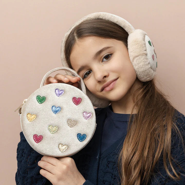 Jazzy heart earmuffs
