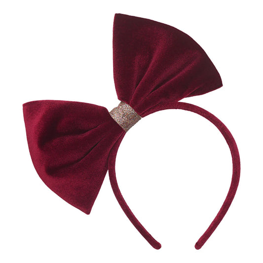 Christmas giant velvet bow alice
