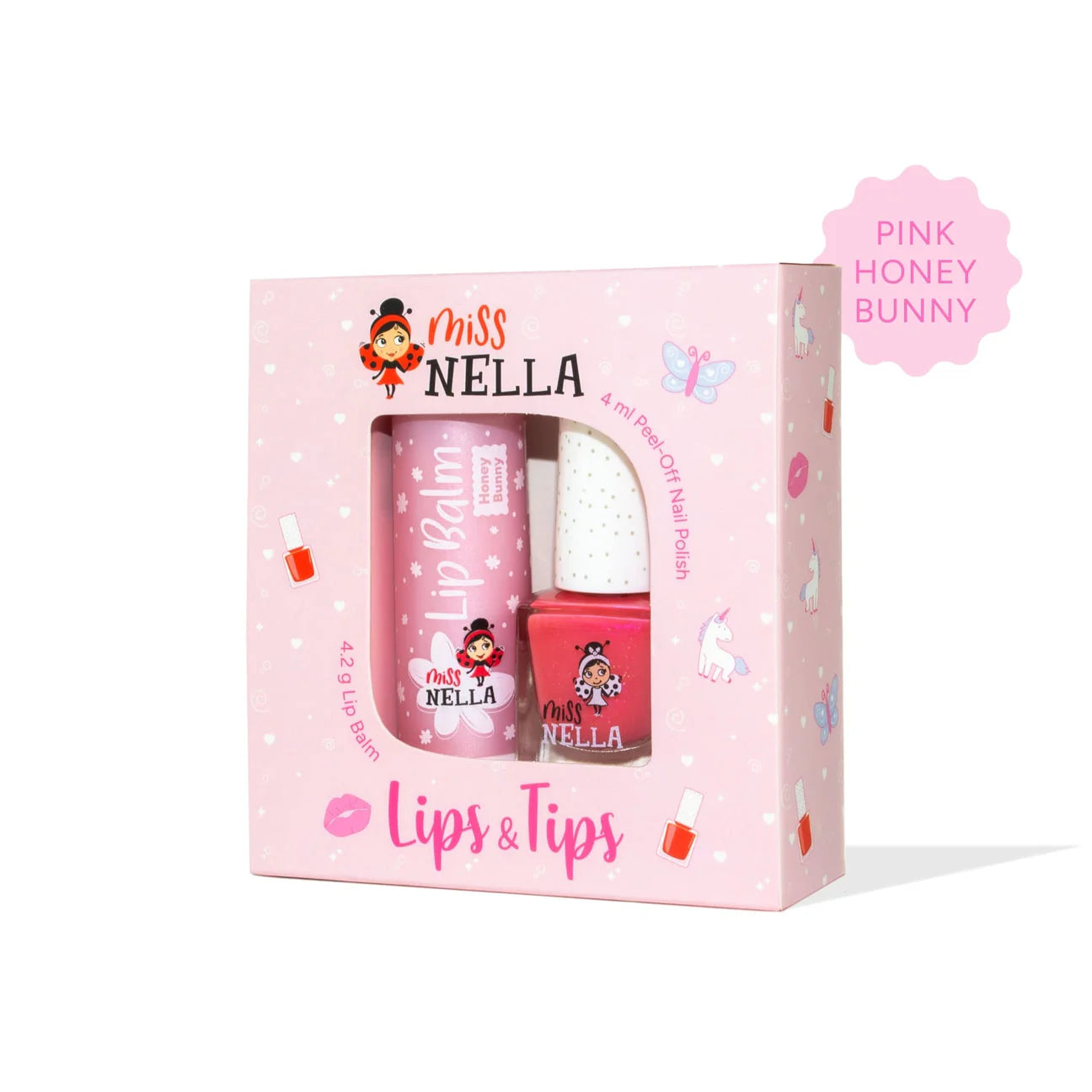 Lips And Tips Duo Set - Pink Honey Bunny