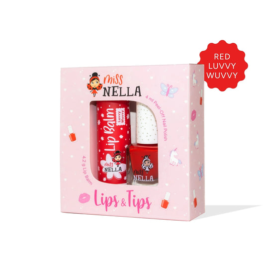 Lips & Tips Duo Set - Red Luvvy Wuvvy