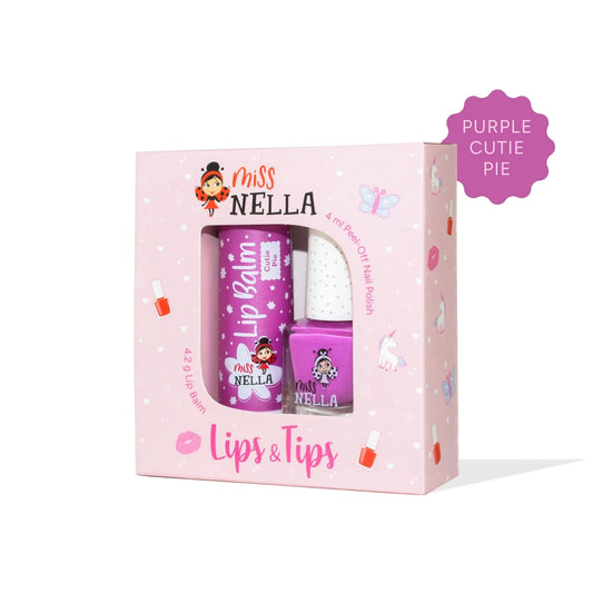 Lips And Tips Duo Set - Purple Cutie Pie