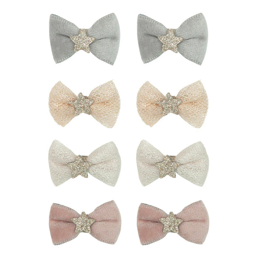 prima ballerina bow mini clips