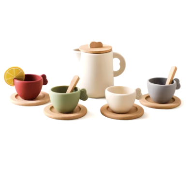 set de té de silicon