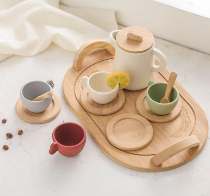 set de té de silicon
