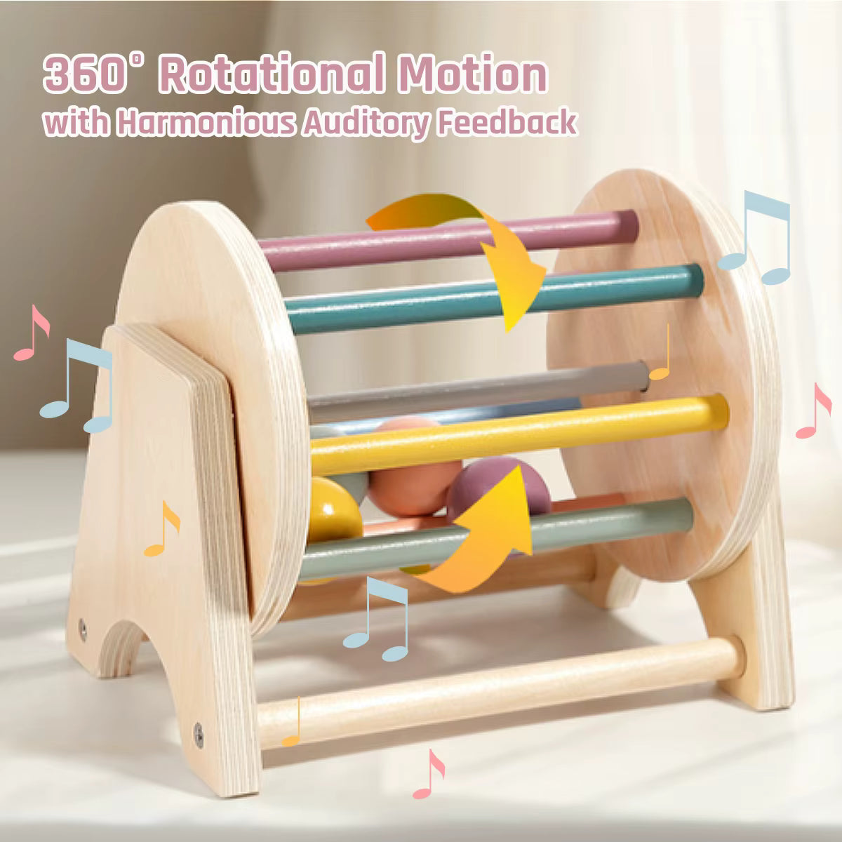 Rodillo Musical de Madera